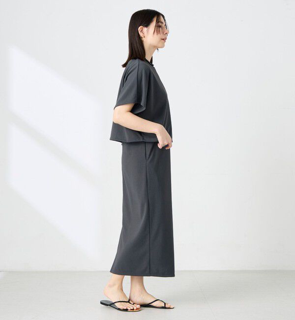 NOLLEY'S「《アンサンブル対応》ウォッシャブルイージーケアカノコケーププルオーバー」|Tシャツ・カットソー|