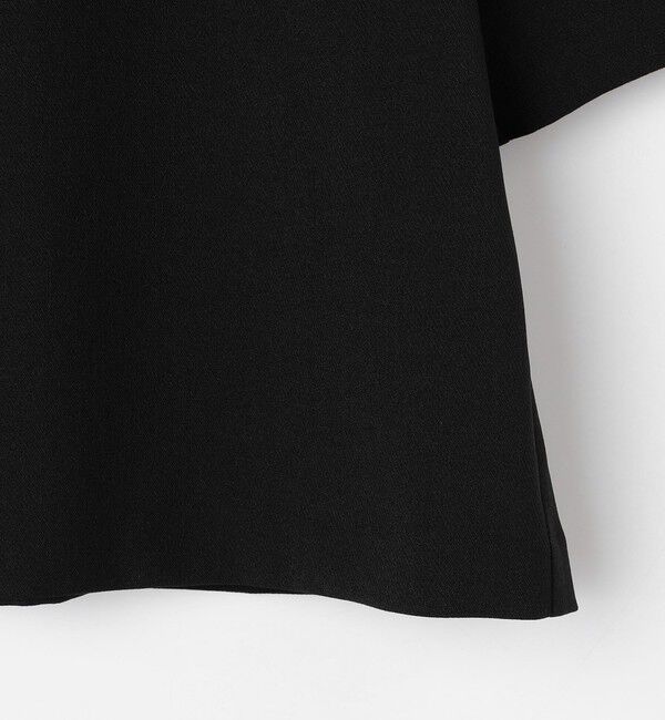 NOLLEY'S「《セットアップ対応》ウォッシャブル麻調5分袖ブラウス」|シャツ・ブラウス|