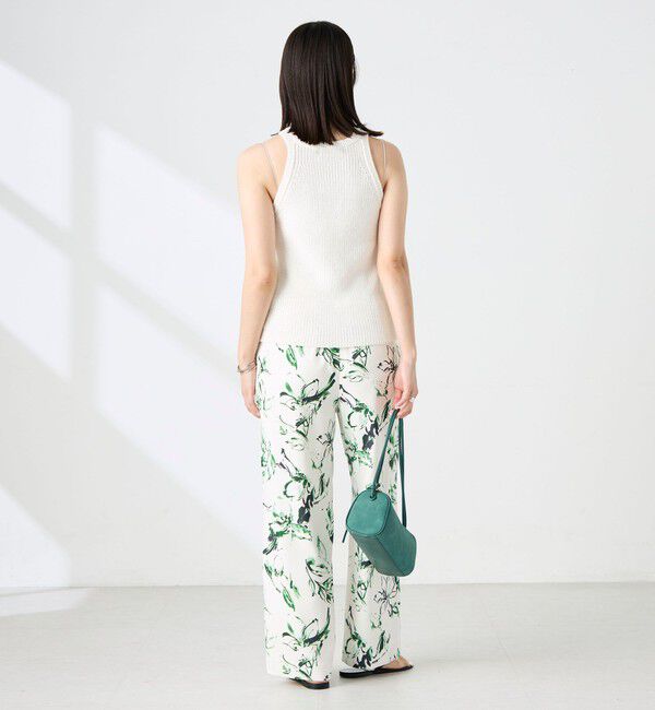 NOLLEY'S sophi「《手洗い可能》ペーパー混片畦アメスリタンクトップ」|ニット・セーター|