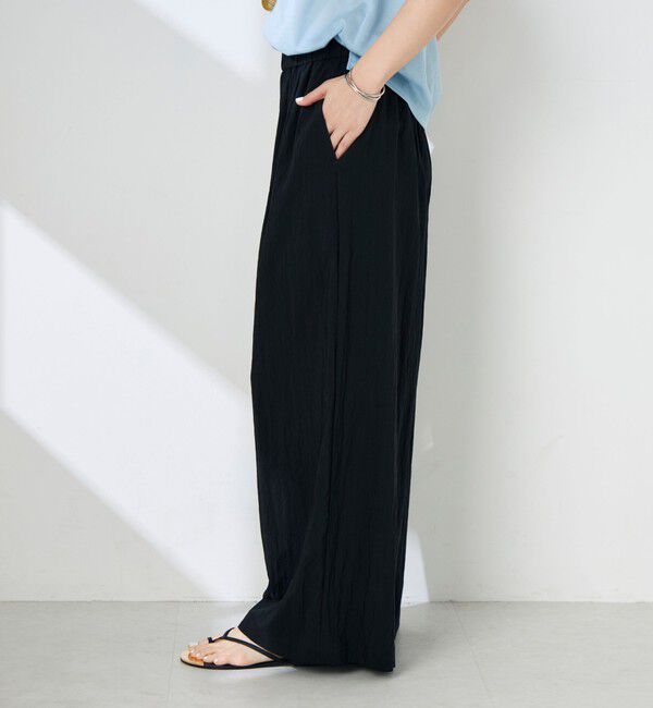 NOLLEY'S「【WEB＆一部店舗限定サイズ】ウォッシャブルソフトタイプライタータックギャザーワイドパンツ」|その他|