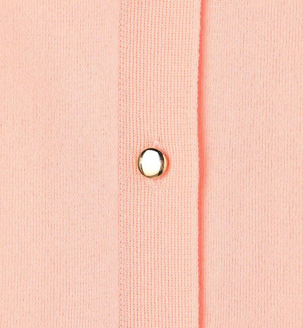 NOLLEY'S「《手洗い可能》エアリーストレッチ5分袖Cネックカーディガン」|カーディガン|