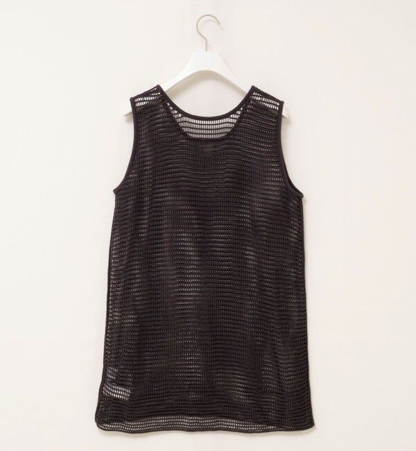 MAQWEL「【MAQWEL/マクウェル】ウォッシャブル透かし編みサマーニットノースリーブプルオーバー」|ニット・セーター|