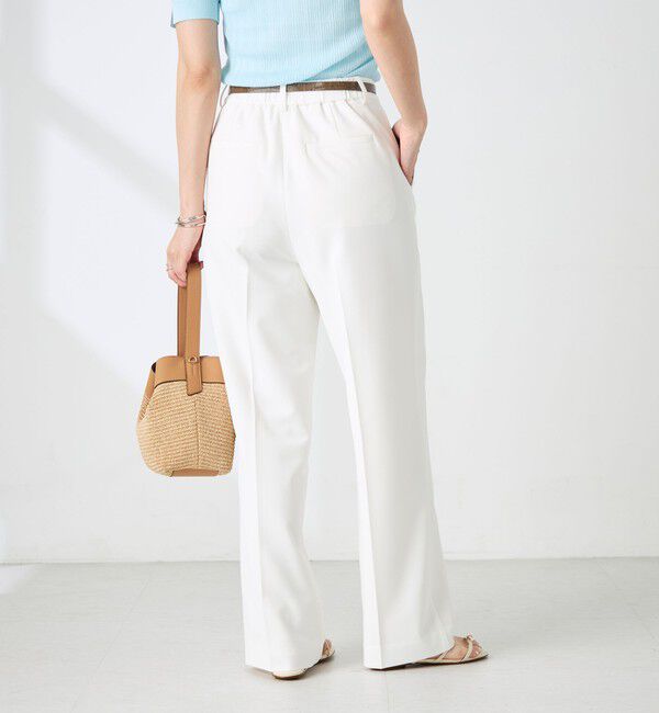 NOLLEY'S sophi「《セットアップ対応》ウォッシャブルドライツイルワイドパンツ」|その他|