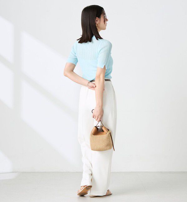 NOLLEY'S sophi「《セットアップ対応》ウォッシャブルドライツイルワイドパンツ」|その他|