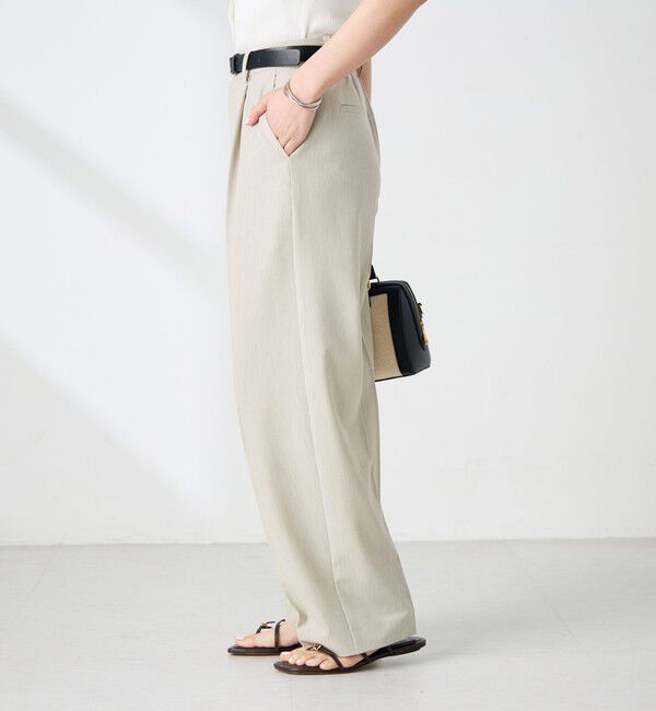NOLLEY'S sophi「《セットアップ対応》ウォッシャブルドライツイルワイドパンツ」|その他|