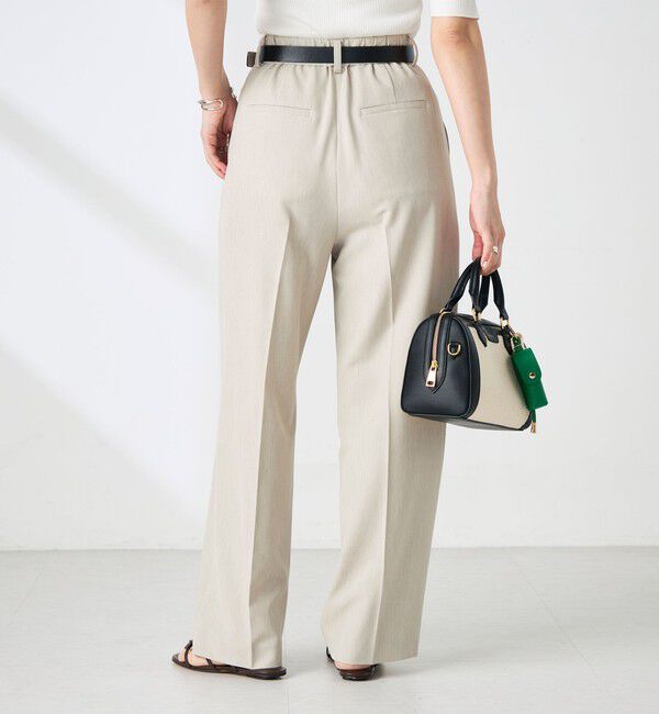 NOLLEY'S sophi「《セットアップ対応》ウォッシャブルドライツイルワイドパンツ」|その他|