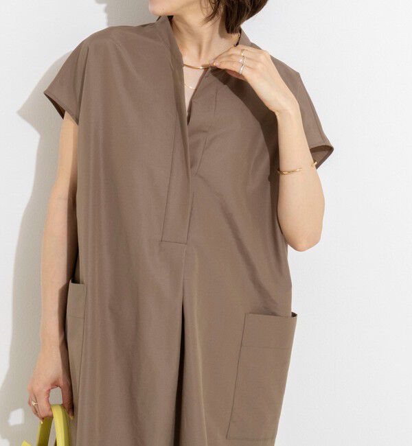 NOLLEY'S「【WEB＆一部店舗限定カラー】ウォッシャブルエクセルテックタンブラースタンドカラースキッパーワンピース」|ワンピース|