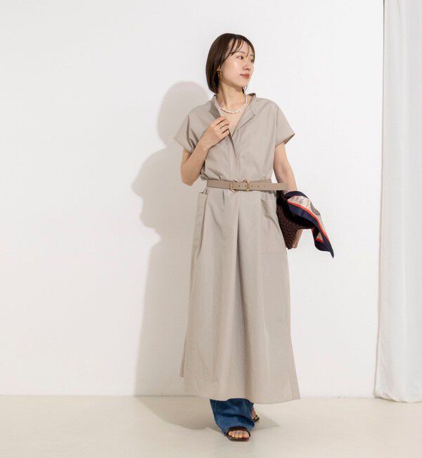 NOLLEY'S「【WEB＆一部店舗限定カラー】ウォッシャブルエクセルテックタンブラースタンドカラースキッパーワンピース」|ワンピース|