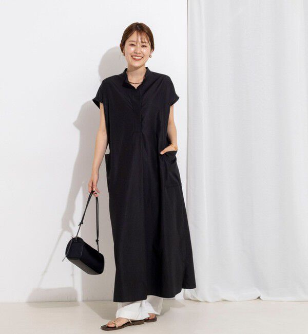 NOLLEY'S「【WEB＆一部店舗限定カラー】ウォッシャブルエクセルテックタンブラースタンドカラースキッパーワンピース」|ワンピース|