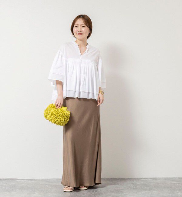 NOLLEY'S sophi「ウォッシャブルコットンティアードブラウス」|シャツ・ブラウス|