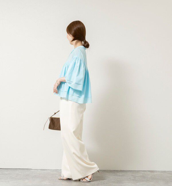 NOLLEY'S sophi「ウォッシャブルコットンティアードブラウス」|シャツ・ブラウス|