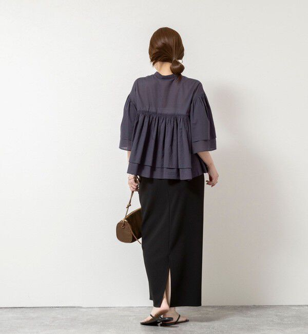 NOLLEY'S sophi「ウォッシャブルコットンティアードブラウス」|シャツ・ブラウス|