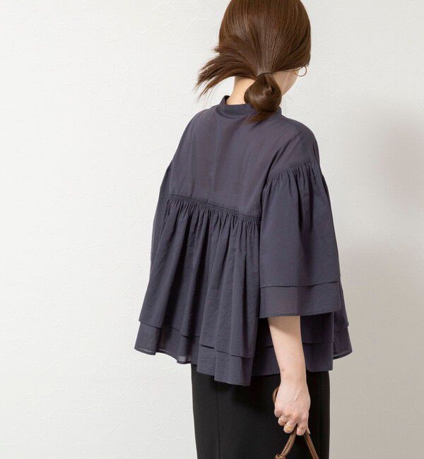 NOLLEY'S sophi「ウォッシャブルコットンティアードブラウス」|シャツ・ブラウス|