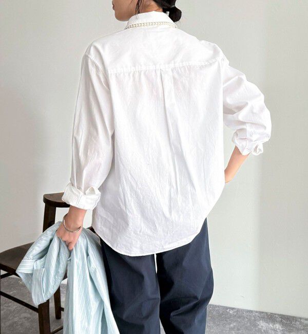 fredy emue「FR刺繍オックスコンパクトシャツ」|シャツ・ブラウス|