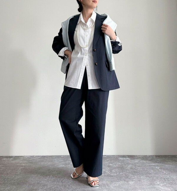 fredy emue「FR刺繍オックスコンパクトシャツ」|シャツ・ブラウス|