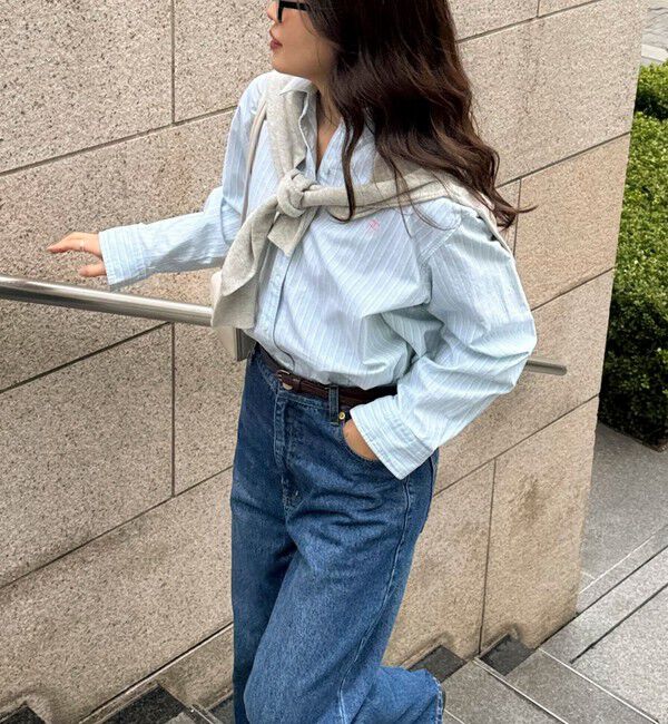 fredy emue「FR刺繍オックスコンパクトシャツ」|シャツ・ブラウス|