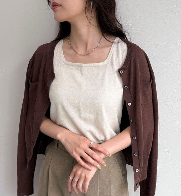 fredy emue「ラメニットタンクトップ」|タンクトップ|