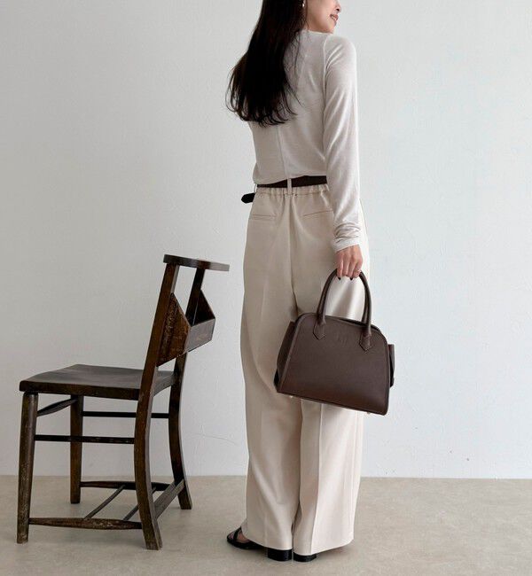 fredy emue「ウールブレンドシアーロンTシャツ」|Tシャツ・カットソー|