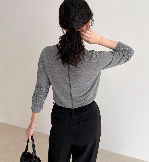 fredy emue「ウールブレンドシアーロンTシャツ」|Tシャツ・カットソー|