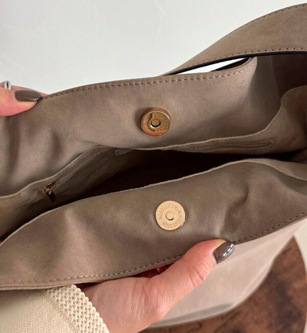 fredy emue「【WEB限定カラー】スエードベルトホーボーバッグ」|ショルダー・メッセンジャー|