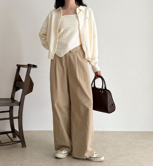 fredy emue「ニットシャツカーディガン バブーシュカ付き」|ニット・セーター|