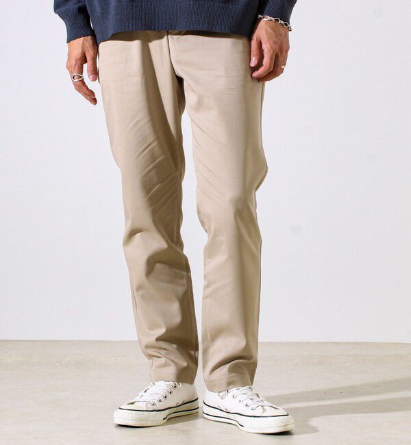 GLOSTER「【ビジカジ対応】スマートチノストレッチパンツ」|チノ|