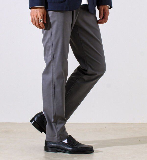GLOSTER「【ビジカジ対応】スマートチノストレッチパンツ」|チノ|