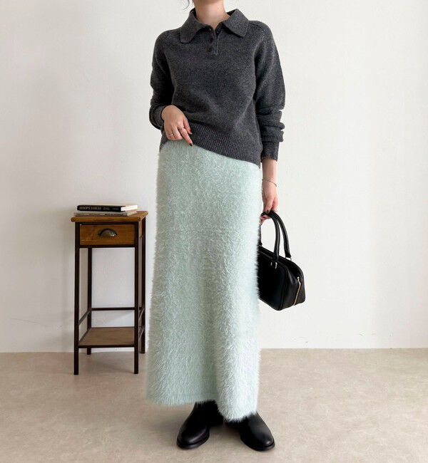 fredy emue「ポロ衿ニットプルオーバー」|ニット・セーター|