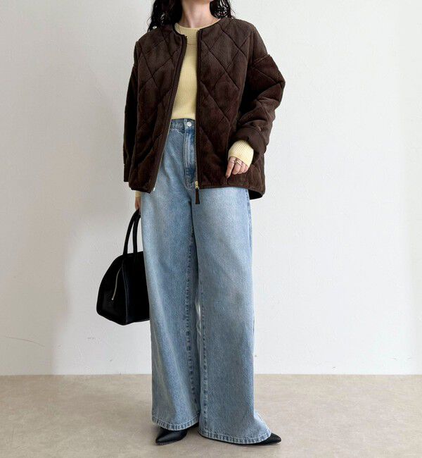 fredy emue「ファーキルトジップコート」|その他|