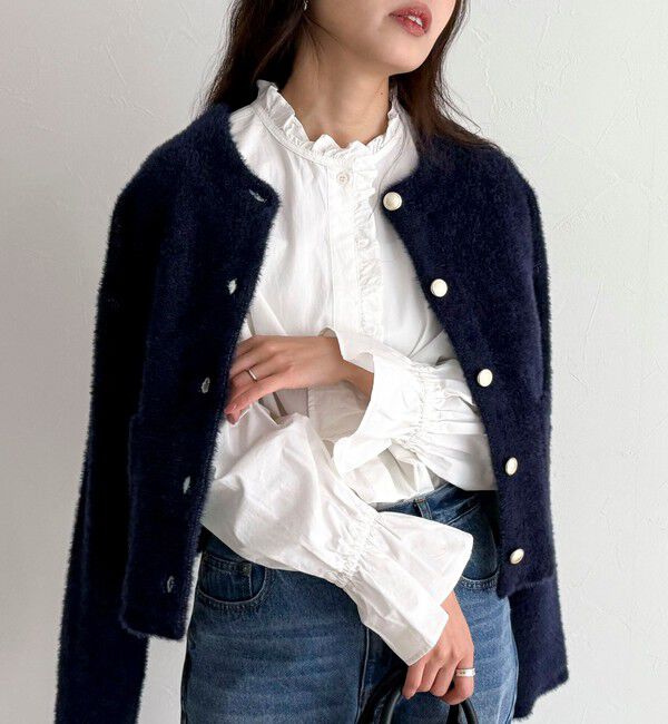 fredy emue「フリルデザインシャツ」|シャツ・ブラウス|