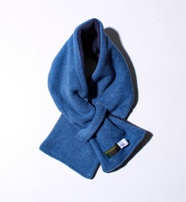 GLOSTER「【GLOSTER別注】【TWEEDMILL】ループフリーススカーフ」|マフラー|インディゴブルー