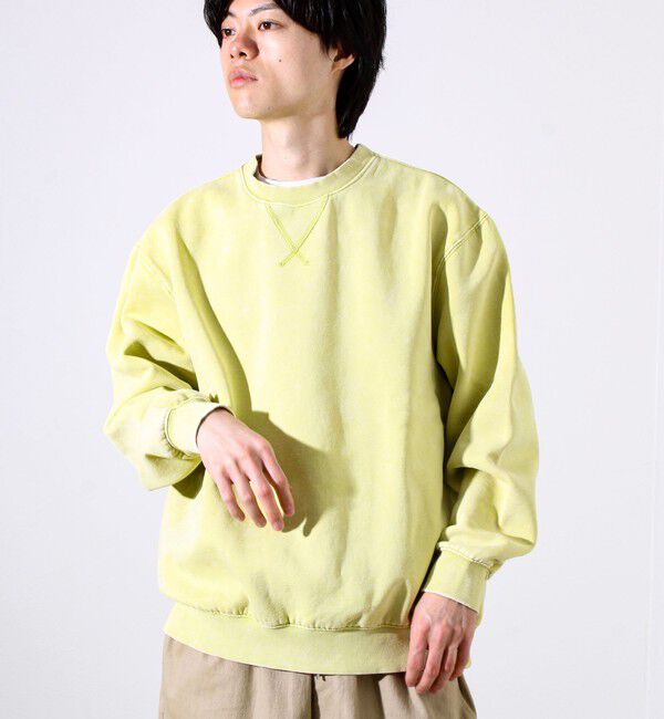 GLOSTER「【雪の色ムラ】カラフルスノーパウダー裏起毛スウェット」|スウェット・ジャージ|