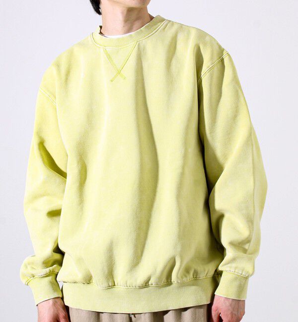 GLOSTER「【雪の色ムラ】カラフルスノーパウダー裏起毛スウェット」|スウェット・ジャージ|