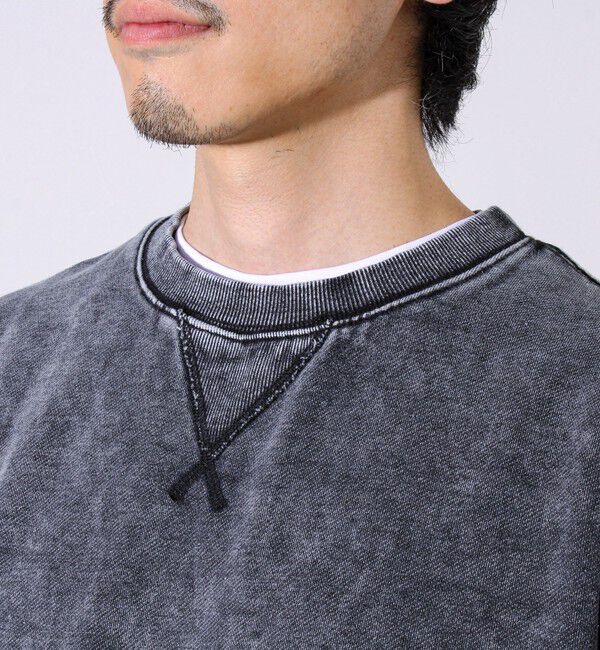 GLOSTER「【雪の色ムラ】カラフルスノーパウダー裏起毛スウェット」|スウェット・ジャージ|