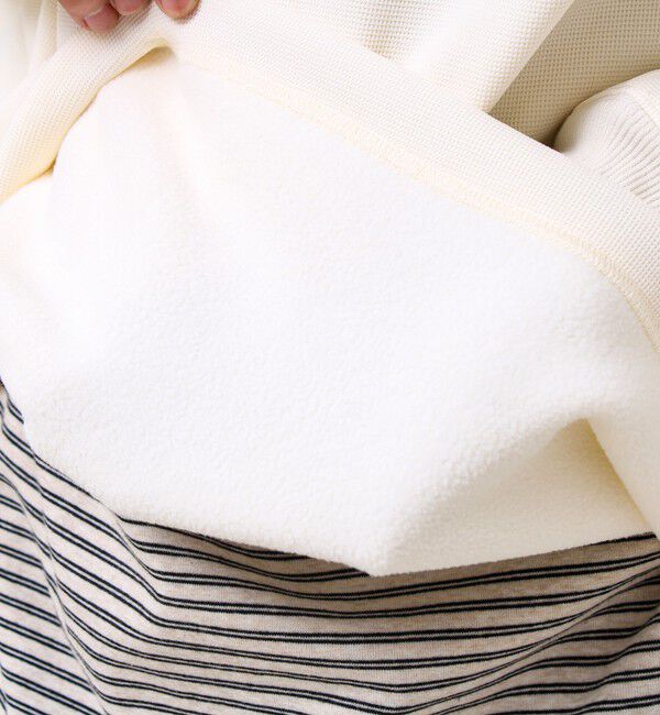 GLOSTER「ワッフルフリース ハーフジッププルオーバー」|スウェット・ジャージ|