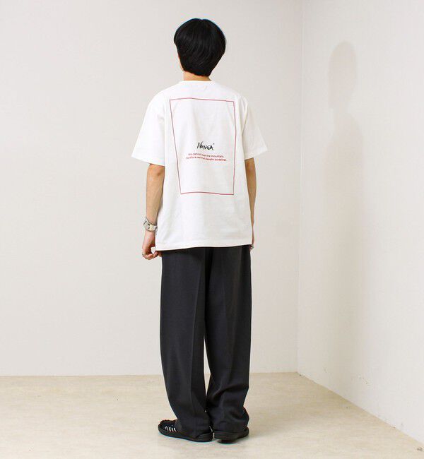 GLOSTER「【NANGA&times;GLOSTER】別注① Rect Backprint Tee」|Tシャツ・カットソー|