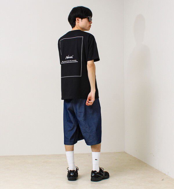 GLOSTER「【NANGA&times;GLOSTER】別注① Rect Backprint Tee」|Tシャツ・カットソー|