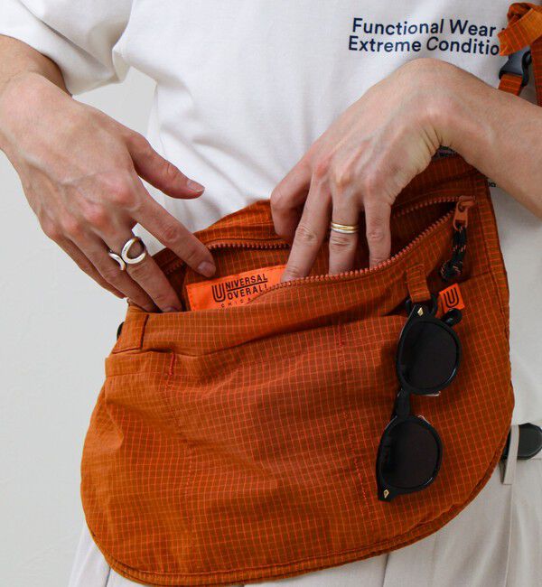 GLOSTER「【UNIVERSAL OVERALL】Ripstop Apron Bag」|ショルダー・メッセンジャー|