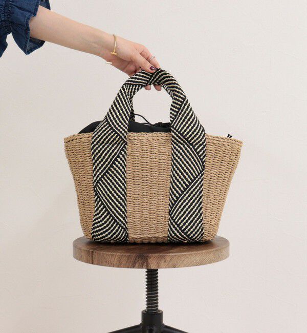 fredy emue「ラメテープハンドルカゴバッグ」|かごバッグ|