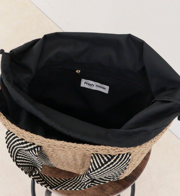 fredy emue「ラメテープハンドルカゴバッグ」|かごバッグ|