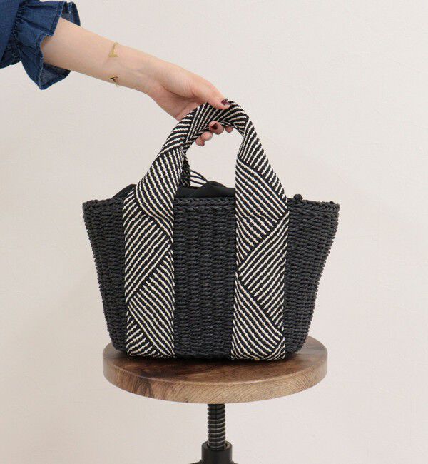 fredy emue「ラメテープハンドルカゴバッグ」|かごバッグ|