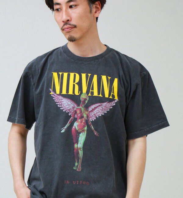 GLOSTER「【GOOD ROCK SPEED】NIRVANA / ニルヴァーナ グラフィックTシャツ」|Tシャツ・カットソー|