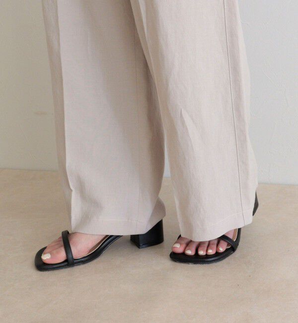 fredy emue「ハイブリッドリネンタックスラックス」|チノ|