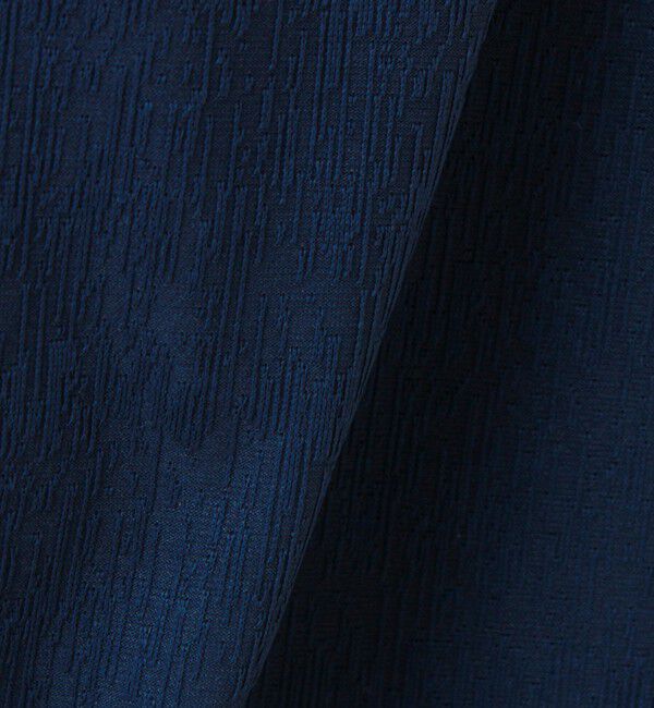 GLOSTER「【1枚でレイヤード風】ストライプジャガード フェイクレイヤーTシャツ」|Tシャツ・カットソー|