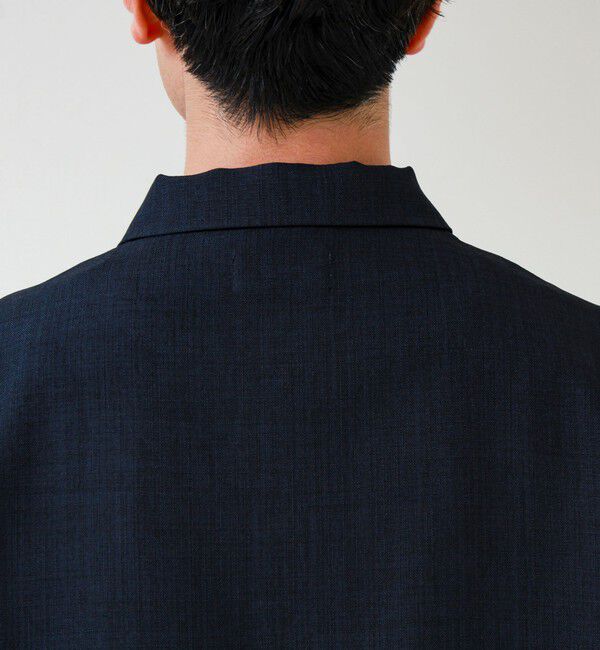 GLOSTER「【セットアップ対応】リネンライクキャンバスポロ」|ポロシャツ|