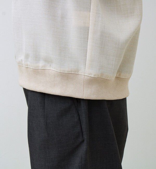 GLOSTER「【セットアップ対応】リネンライクキャンバスポロ」|ポロシャツ|