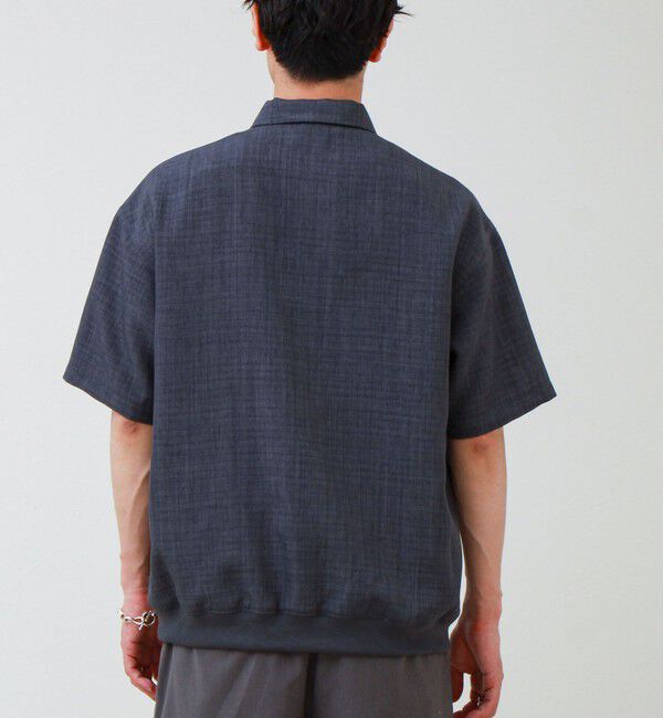 GLOSTER「【セットアップ対応】リネンライクキャンバスポロ」|ポロシャツ|