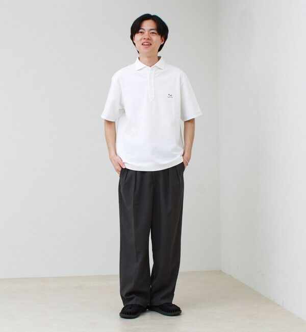 GLOSTER「【ギフトにもおすすめ】【フレブル刺繍】DADDYポロ」|ポロシャツ|