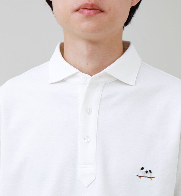 GLOSTER「【ギフトにもおすすめ】【フレブル刺繍】DADDYポロ」|ポロシャツ|