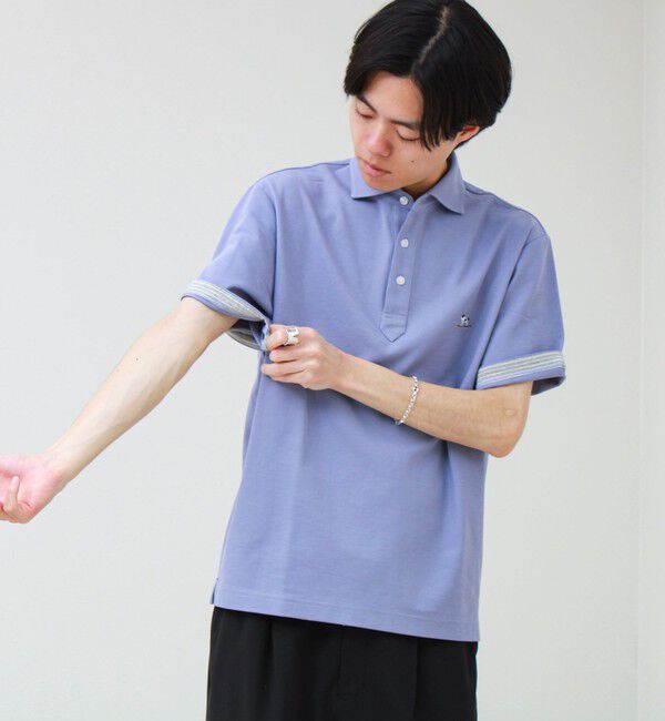 GLOSTER「【ギフトにもおすすめ】【フレブル刺繍】DADDYポロ」|ポロシャツ|